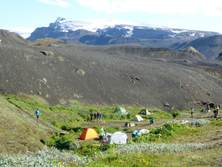 Kamperen in IJsland foto 3