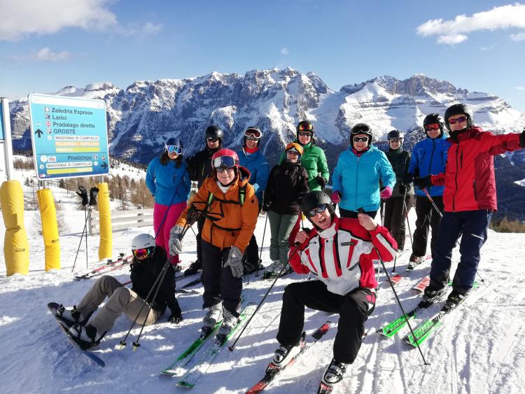 Singlereis Genieten van wintersport in Pinzolo