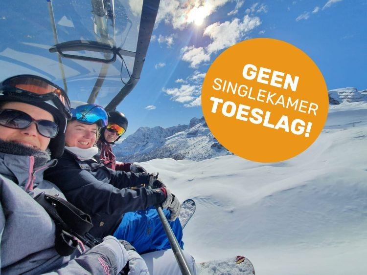 Singlereis Genieten van wintersport in Pinzolo