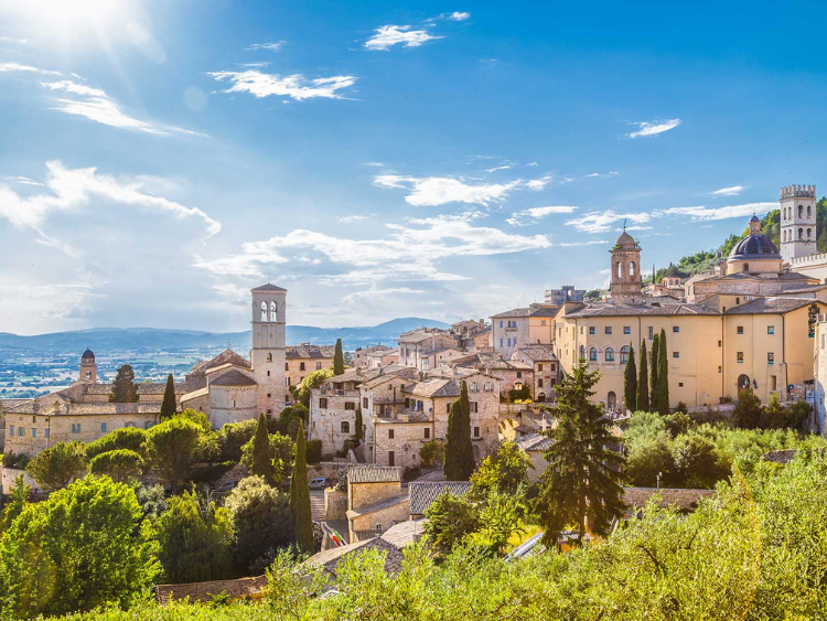 Dinsdag: Assisi en Perugia