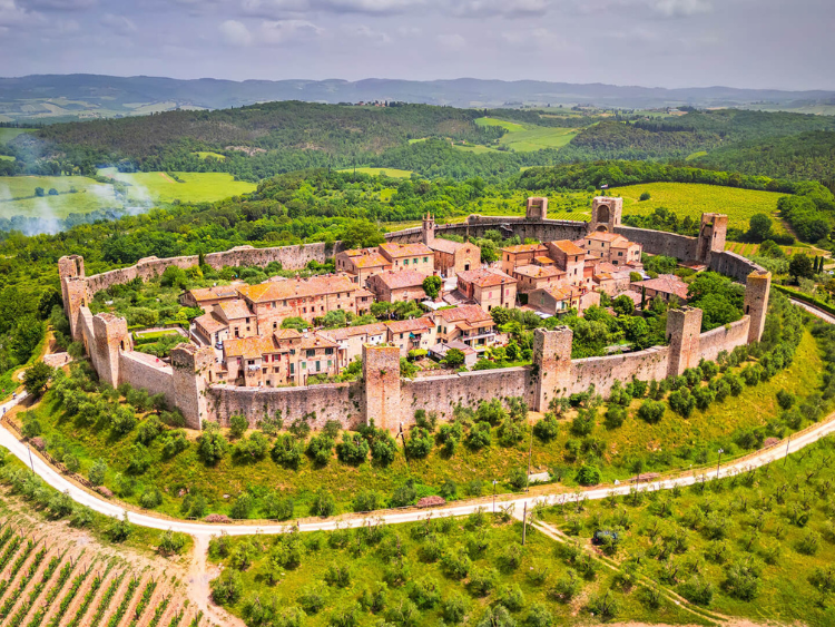 Woensdag: Monteriggioni en Siena