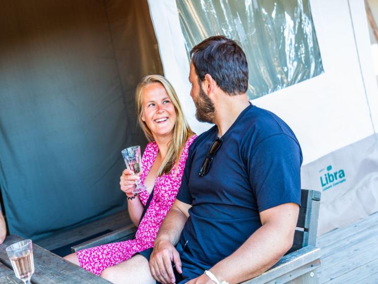 Singlereis Kamperen (HBO-WO) Aan het meer van Bujaleuf in Frankrijk