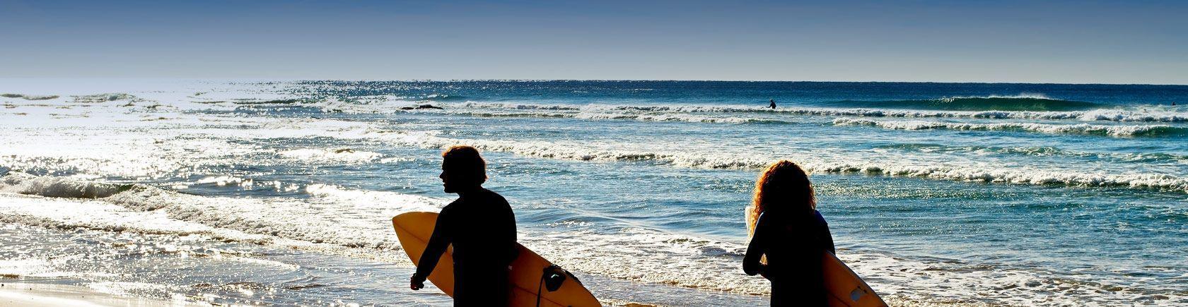 Surfen groepsreis met andere singles